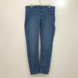 H&M Light Blue Jean Jeggings Size 14